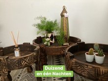 Houten bijzettafels