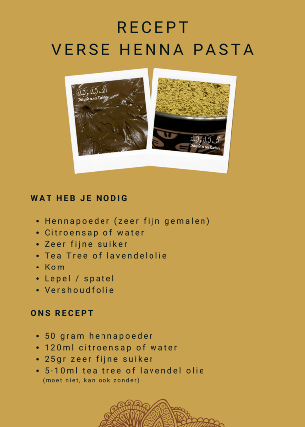 Henna recept