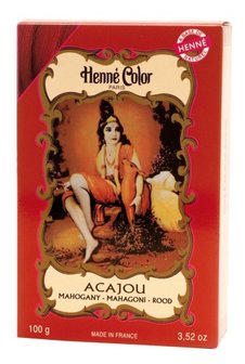 Henn&eacute; Color Rood / Acajou poeder