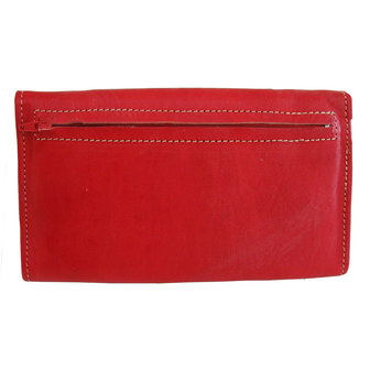 Clutch/portemonnee drieluik Fez &#039;rood&#039;