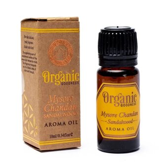 Organic Goodness aroma olie Mysore Chandan - Sandelhout