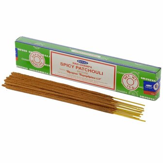 Satya Nag Champa Spicy Patchouli wierookstokjes 15gr