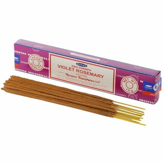 Satya Nag Champa Violet Rosemary wierookstokjes 15gr