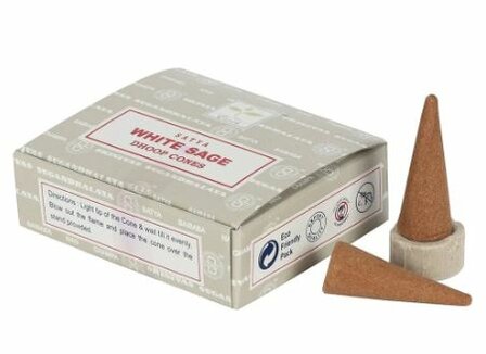 SATYA White Sage dhoop cones 