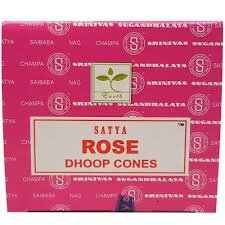 SATYA Rose dhoop cones 