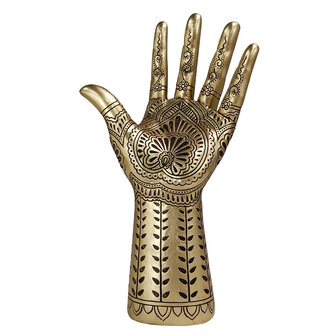 Juwelenhand met henna design
