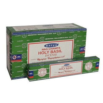 Satya Nag Champa Holy Basil wierookstokjes 15gr