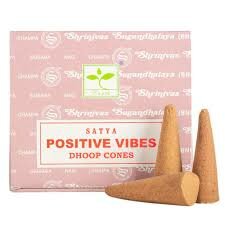 SATYA Positive Vibes dhoop cones 