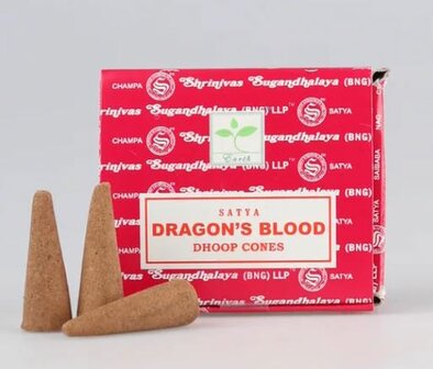 Satya Dragon&#039;s Blood dhoop cones