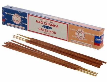 Satya Nag Champa &amp; Greetings wierookstokjes 