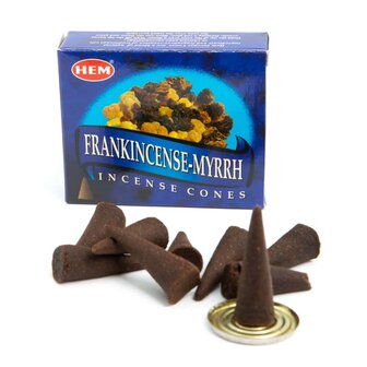 HEM wierookkegels Frankincense-Myrrh