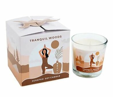 Tranquil Woods - soja geurkaars 60g
