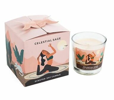 Celestial Sage - soja geurkaars 60g