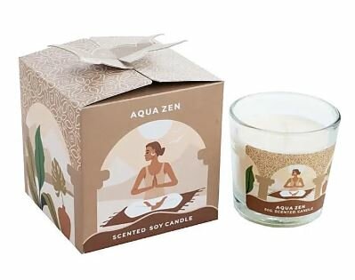 Aqua Zen - soja geurkaars 60g
