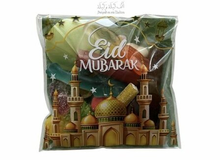 Snoepzakje mini met Eid print 