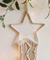 Boho Star Dream Catcher wanddecoratie
