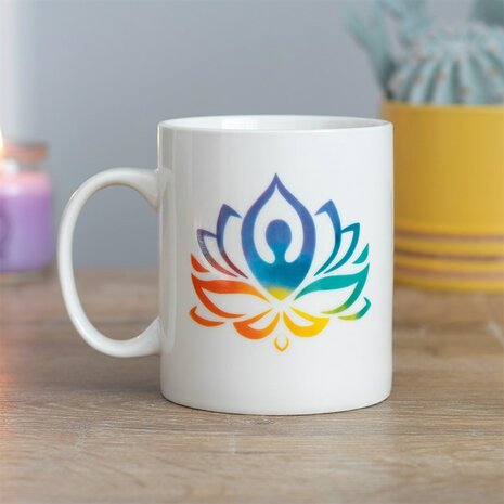 Yoga Lotus mok multicolour