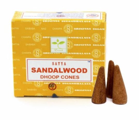 SATYA Sandalwood dhoop cones 