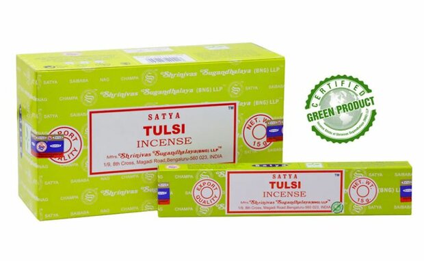 Satya Tulsi wierookstokjes 15gr