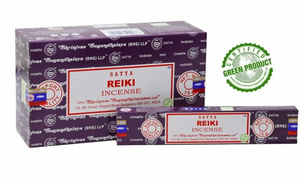 Satya Reiki wierookstokjes 15gr