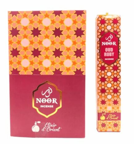 Noor Incense - Oud Ruby wierookstokjes