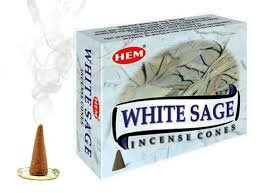 HEM wierookkegels White Sage - Witte Salie