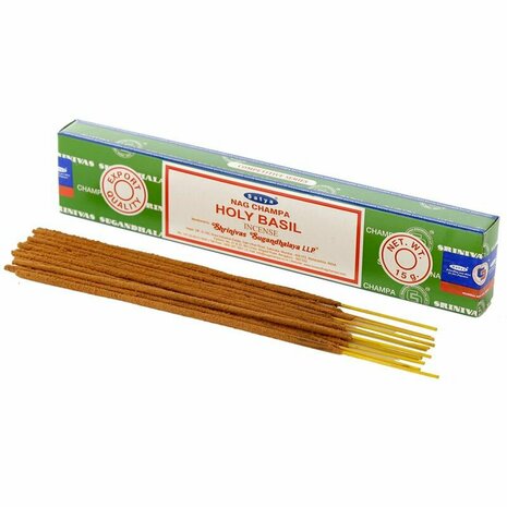 Satya Nag Champa Holy Basil wierookstokjes 15gr