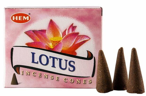 HEM wierookkegels Lotus
