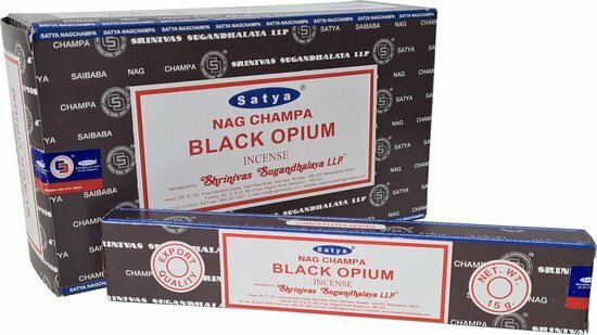 Satya Black Opium wierookstokjes 15gr