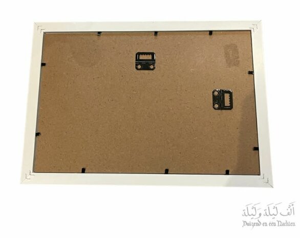 Ingelijste print dromedaris en bloemen