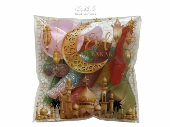 Snoepzakje mini met Eid print 
