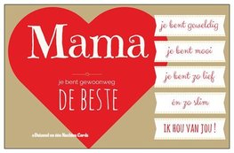 Geschenkkaartje 'mama'