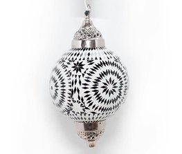 Mozaiek luster black & white