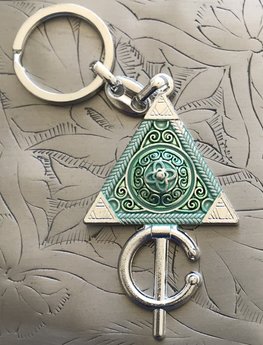 Sleutelhanger Berbersymbool / Fibula c Sleutelhanger Berbersymbool / Fibula c