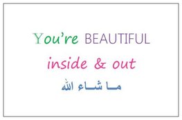 Geschenkkaartje 'beautiful'