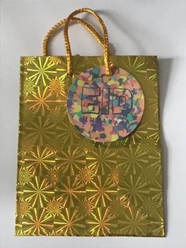 Geschenktasje goud Eid Mubarak