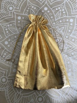 Geschenkzakjes metalic goud 20x14cm (10 zakjes)