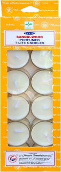 Set van 12 geurkaarsen Satya Sandalwood Set van 12 geurkaarsen Satya Sandalwood