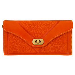 Clutch/portemonnee drieluik Fez 'oranje' Clutch/portemonnee drieluik Fez 'oranje'