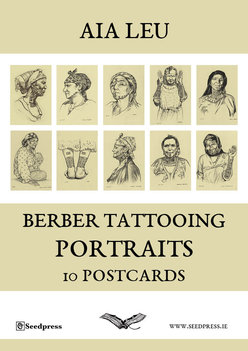 Set van 10 postkaarten Berber Tattooing Portraits