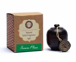 Geurcrème Jasmijn in rozenhout potje Geurcrème Jasmijn in rozenhout potje