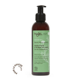 Vloeibare Aleppozeep honinggeur  met kamillewater BIO 200 ml