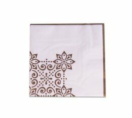 Servet Eid Mubarak Goud 33x33 cm | 20 stuks Servet Eid Mubarak Goud 33x33 cm | 20 stuks