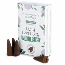 Stamford Plantaardige Backflow Wierook Kegels - Lush Lavender