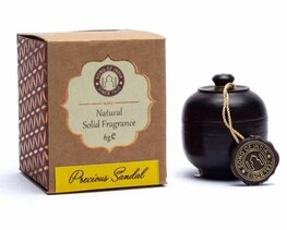 Geurcrème Precious Sandal in rozenhout potje Geurcrème Precious Sandal in rozenhout potje