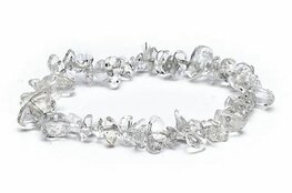 Armband bergkristal chips elastisch