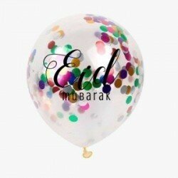 Eid ballonnen Confetti multicolor (5 stuks) Eid ballonnen Confetti multicolor (5 stuks)