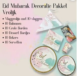 EID MUBARAK feestpakket pastel EID MUBARAK feestpakket pastel