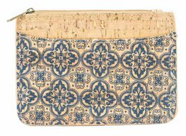 Portemonnee kurk black tile