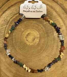 Chakra chips ketting